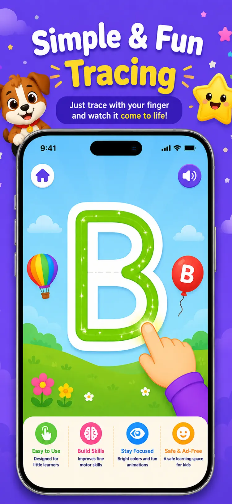 ABC Tracing – uppercase and lowercase alphabet tracing