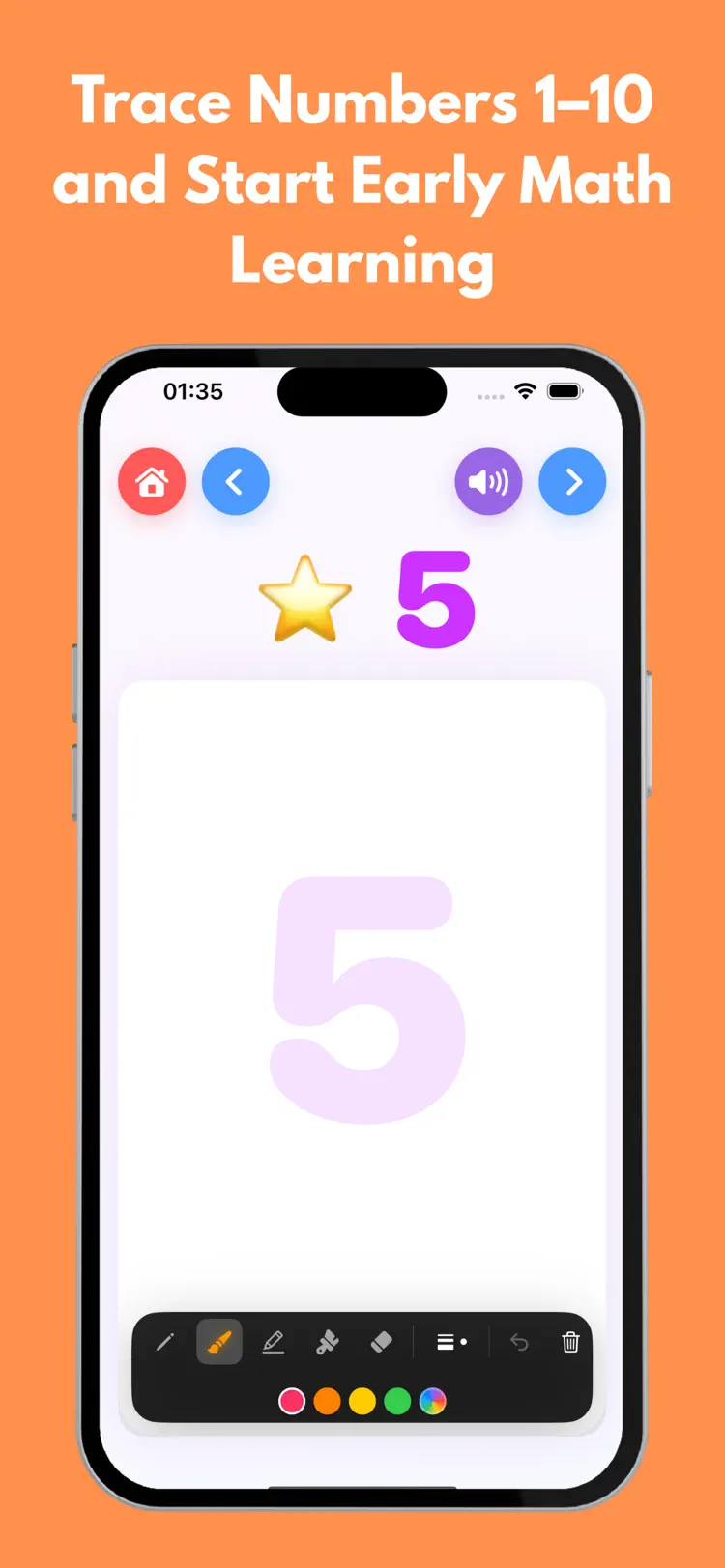 ABC Tracing app – free drawing mode for kids