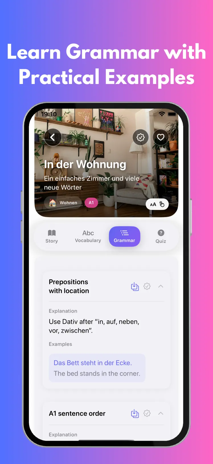 Lesen Lab – German vocabulary flashcards with spaced repetition