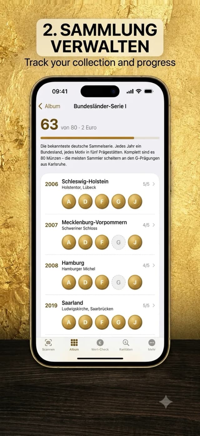 MünzCheck – Sammelalbum der Bundesländer-Serie